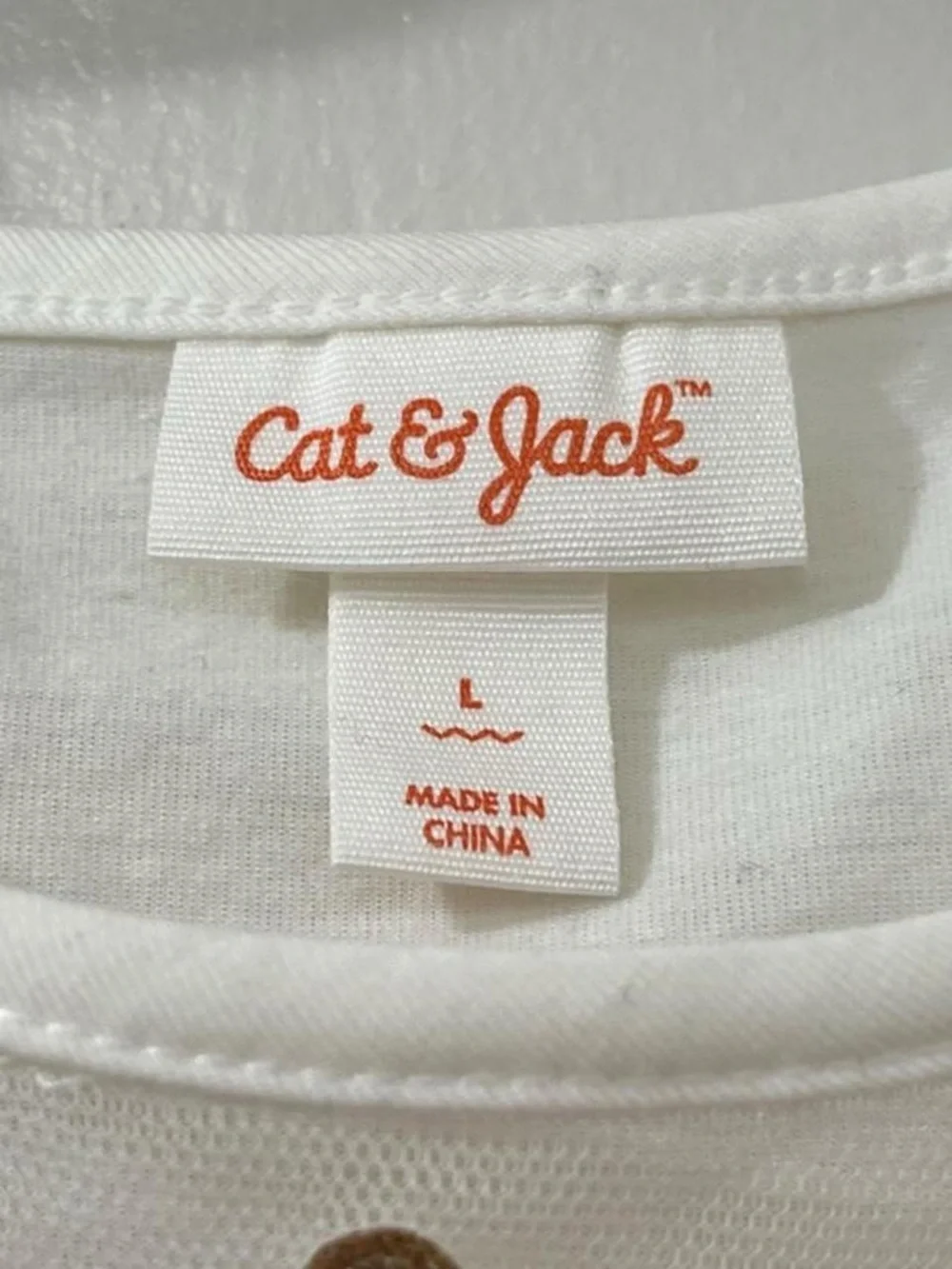 Cat & Jack White and Coral Tulle Unicorn Dress